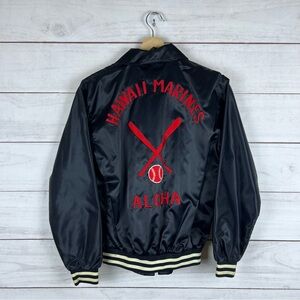 Vintage 1960s Okinawa Japan Hawaii Marines Baseball Jacket Small